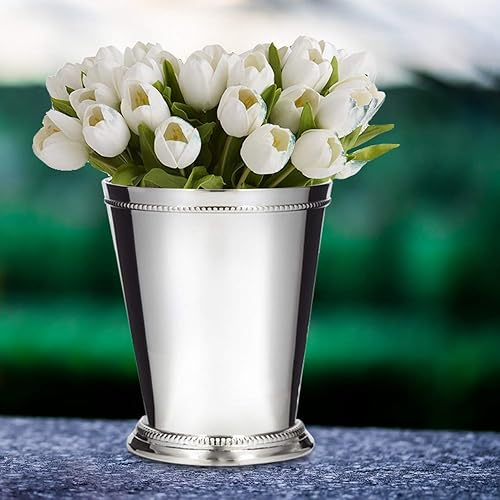 Miniatura 4 de Klikel Mint Julep Cup Classic - Juego de 2 mulas Moscow Mule Kentucky Derby Julep de acero inoxidable, 12 onzas