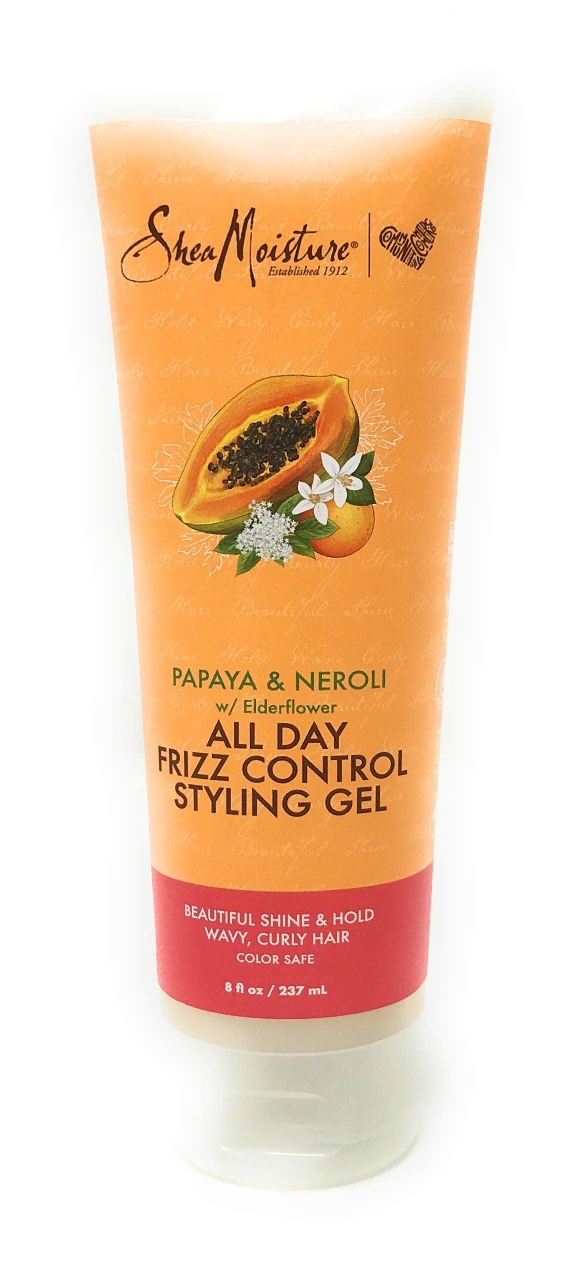 Shea Moisture, All Day Frizz Control Styling Gel Papaya & Neroli, 8 Ounce