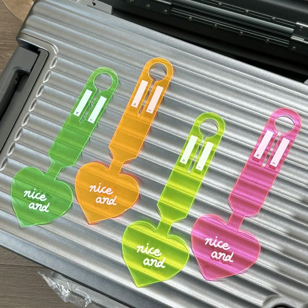 NHSK Enterprise Luggage Tag for Bag Suitcase Smart Tag for Travel School Bags for Easily Identification of Bags Labels for Suitcases with Name Address Phone Number Label Travel Tag (2 pcs)-image-28