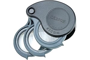 Carson TriView Magnifying Loupe: Sharpen Your Vision with Clarity