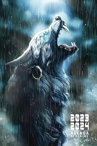 Agenda Scolaire 2023-2024: Soyez le maître incontesté de votre temps, atteignez vos objectifs académiques avec aisance grâce à notre Planificateur ... (Août 2023/Juin 2024) au format A5 Thème loup