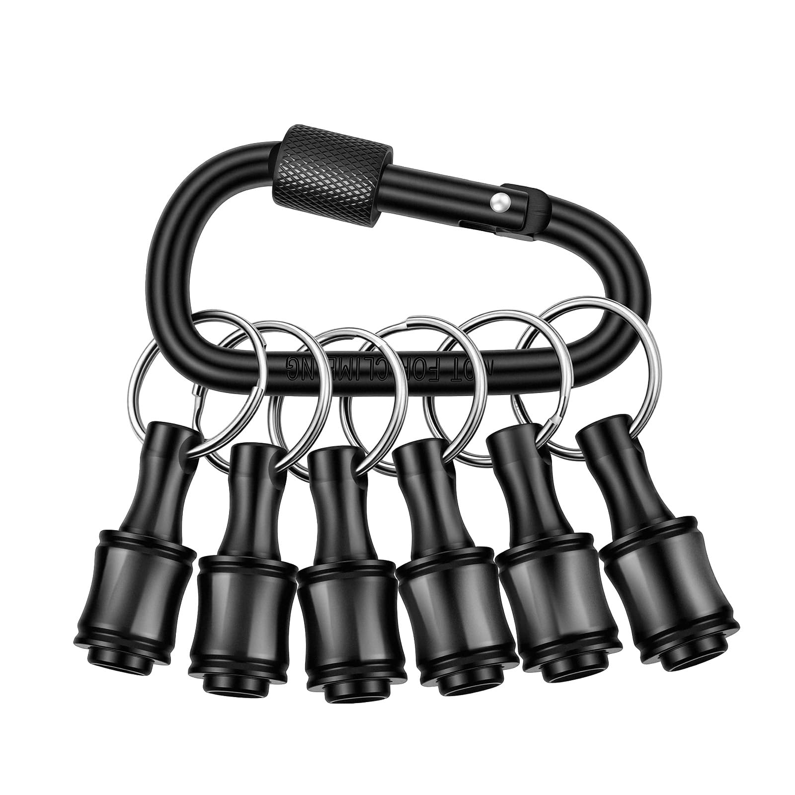 Bit Holder Keychain - 6 Pack, Quick Release -1