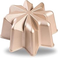 Vista 13 de Molde para pastel acanalado Baker's Secret, moldes para pastel, molde para pastel novedoso, moldes para pastel de aluminio fundido, 2 capas