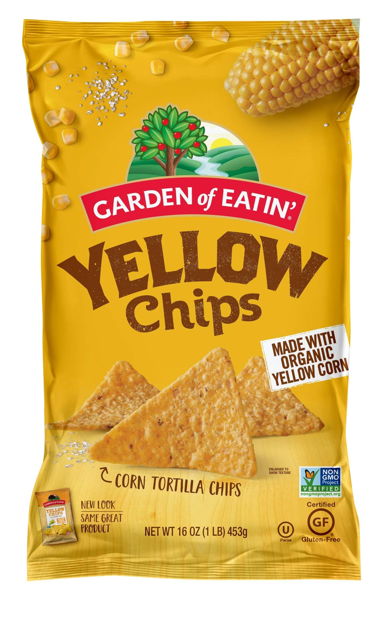  Garden of Eatin' Corn Tortilla Chips - Yellow Chips - Snack Size 1 lb Bag (Pack of 12) for Party Snacking
| Garden of E