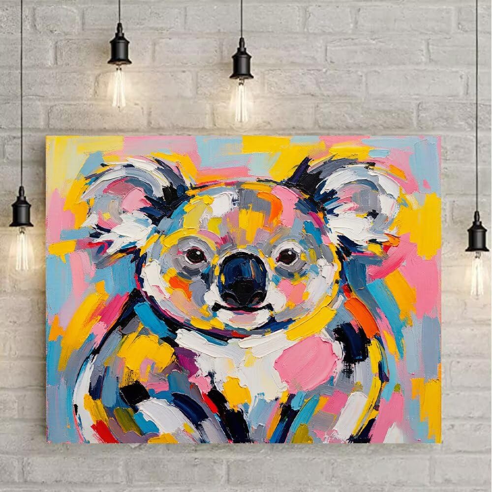 5D Diamond Painting Kit Completo Koala Quadri con Perline 120x90cm J-Y2567