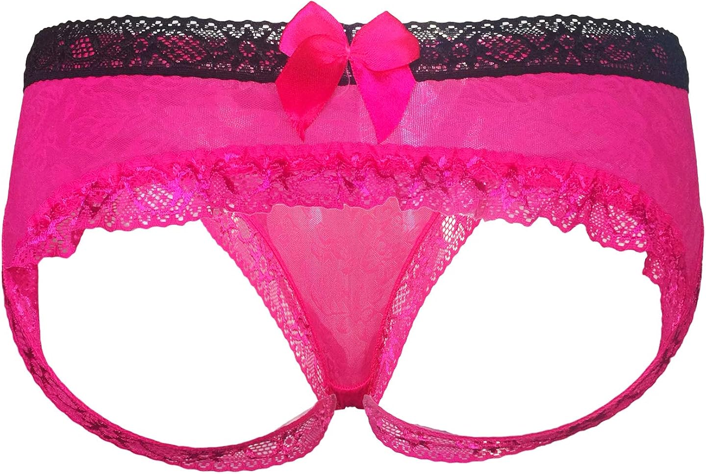 Sofishie Ruffle Back Midnight BowTie Panties Rose Medium at Amazon