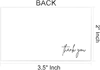 Vista 4 de RXBC2011 100 tarjetas de agradecimiento por el apoyo, diseño de letras escritas a mano, notas de agradecimiento a granel para todas las ocasiones