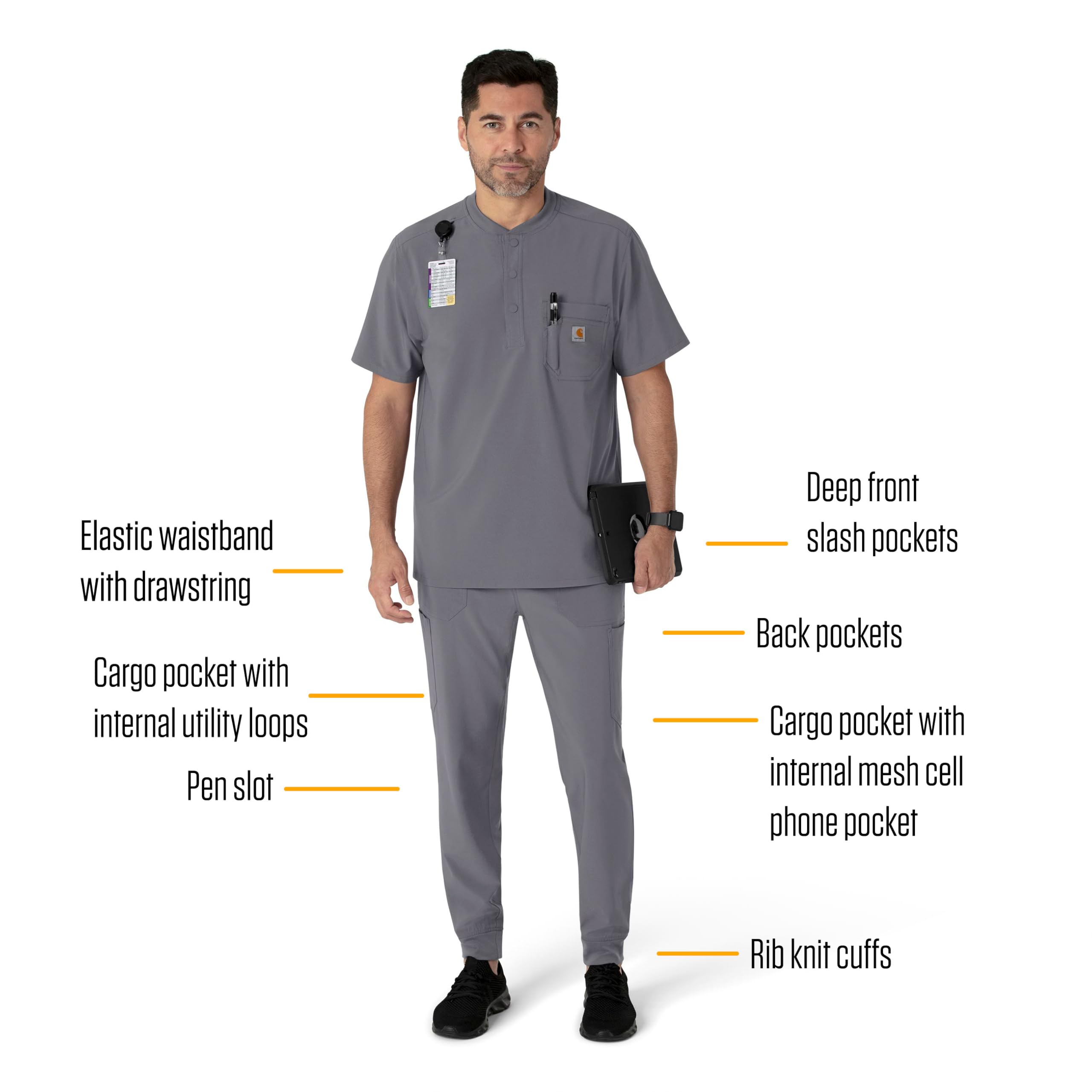 Carhartt Scrub Pant - Pantalones de Traje médico Hombre