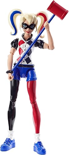 Miniatura 3 de Figura de acción de Harley Quinn de DC Super Hero Girls, de 6 pulgadas, 6 pulgadas