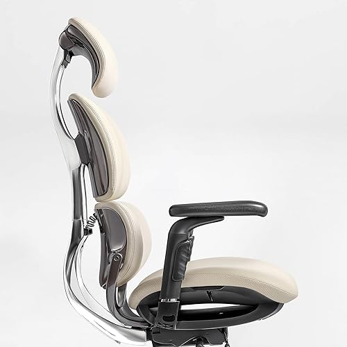 Miniatura 8 de EUREKA ERGONOMIC Silla de oficina ejecutiva, silla de oficina de respaldo alto con soporte lumbar, silla de escritorio ejecutiva de cuero