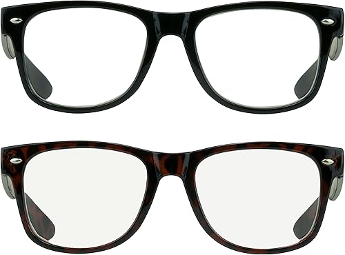 Miniatura 8 de proSPORT Lentes de lectura vintage de inspiración retro para hombres y mujeres, de alto aumento disponibles