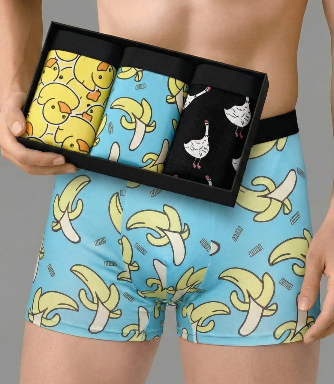 shivansh export Men’s Printed Trunks Combo Pack of 3 | Printed Underwear | Boxer Briefs Men | Soft Stretchable Comfortable Innerwear for Men |-picture-49