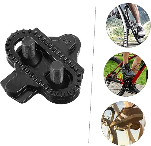 Miniatura 8 de GANAZONO 2 Pairs Bicycle Cleats Excercise Bike Cleats for Cycling Shoes Splint Bike Pedal Cleats Pedal Bicicleta