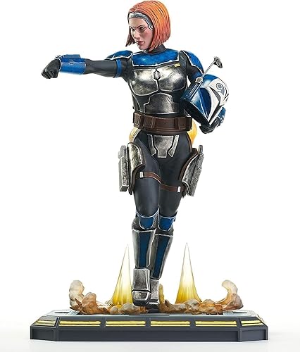 Diamond Select Toys Star Wars The Clone Wars Bo Katan - Estatua a escala 17, multicolor, 11 pulgadas