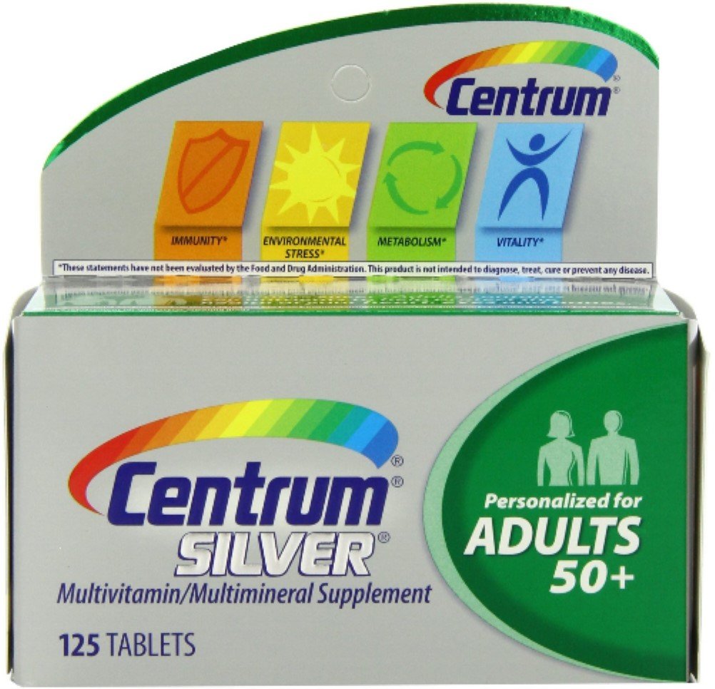 Centrum Silver 125ct Size 125ct Centrum Silver 125ct