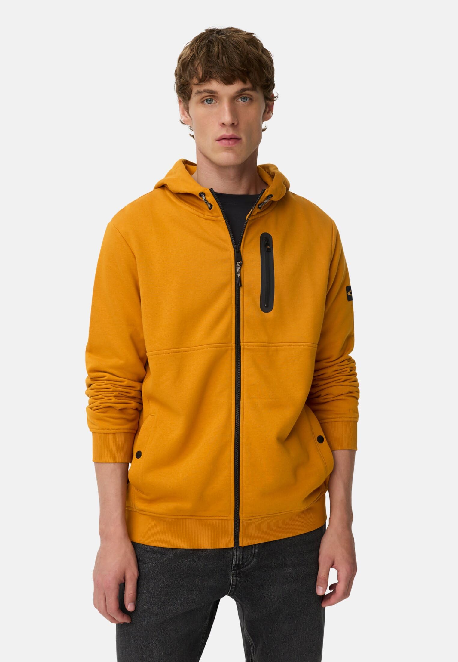 camel active Męska bluza z kapturem, żółty, S
