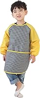 Vista 49 de Kids Waterproof Art Smock – Long Sleeve Apron for Painting, Baking, Sensory Play (Ages 1–10)