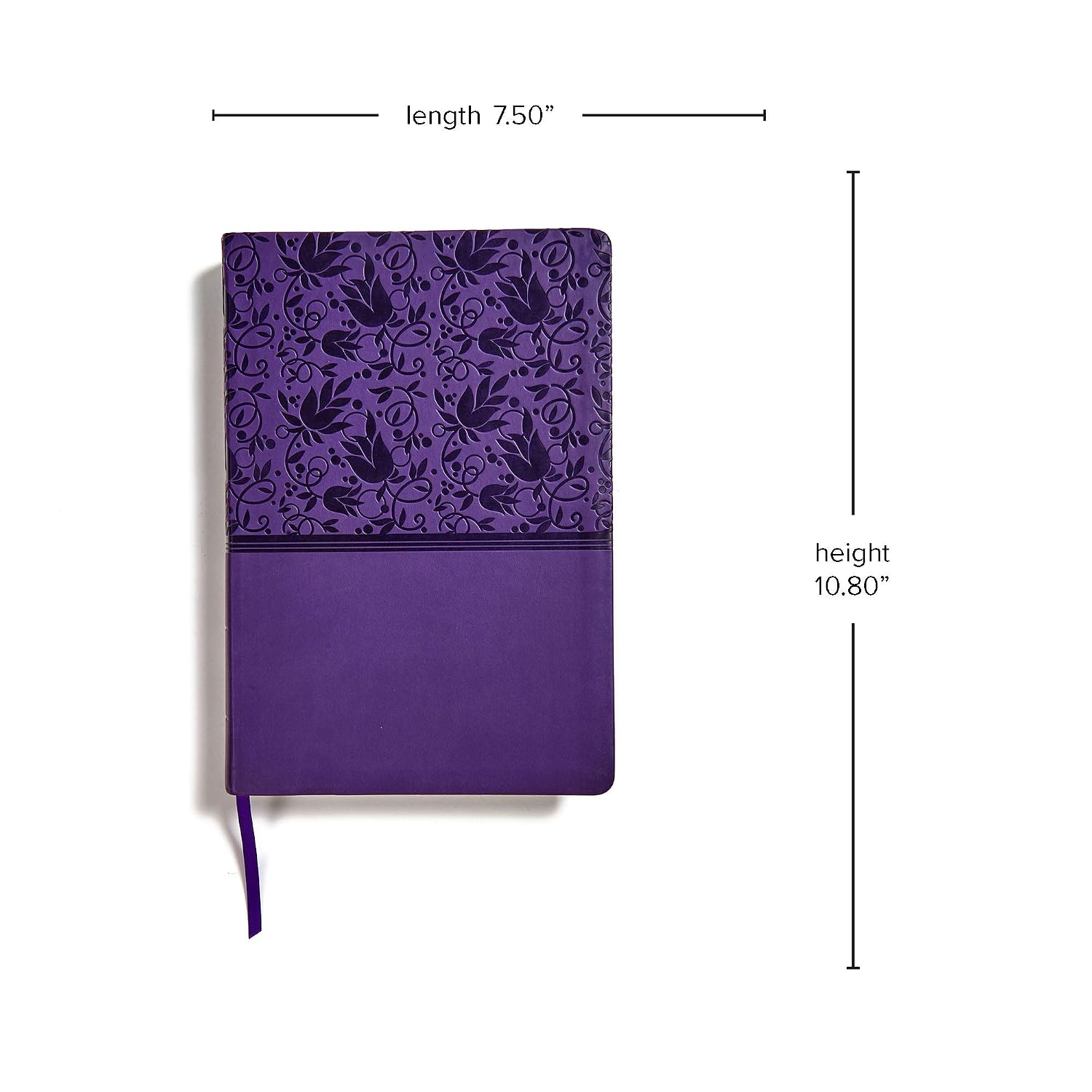 KJV Super Giant Print Reference Bible, Purple LeatherTouch, Red Letter, Pure Cambridge Text, Presentation Page, Cross-References, Full-Color Maps, Easy-to-Read Bible MCM Type