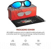 Vista 11 de X LOOP Youth Sports Polarized Sunglasses for Boys Kids Teens Age 8-16 Baseball Wrap Around UV400 Glasses