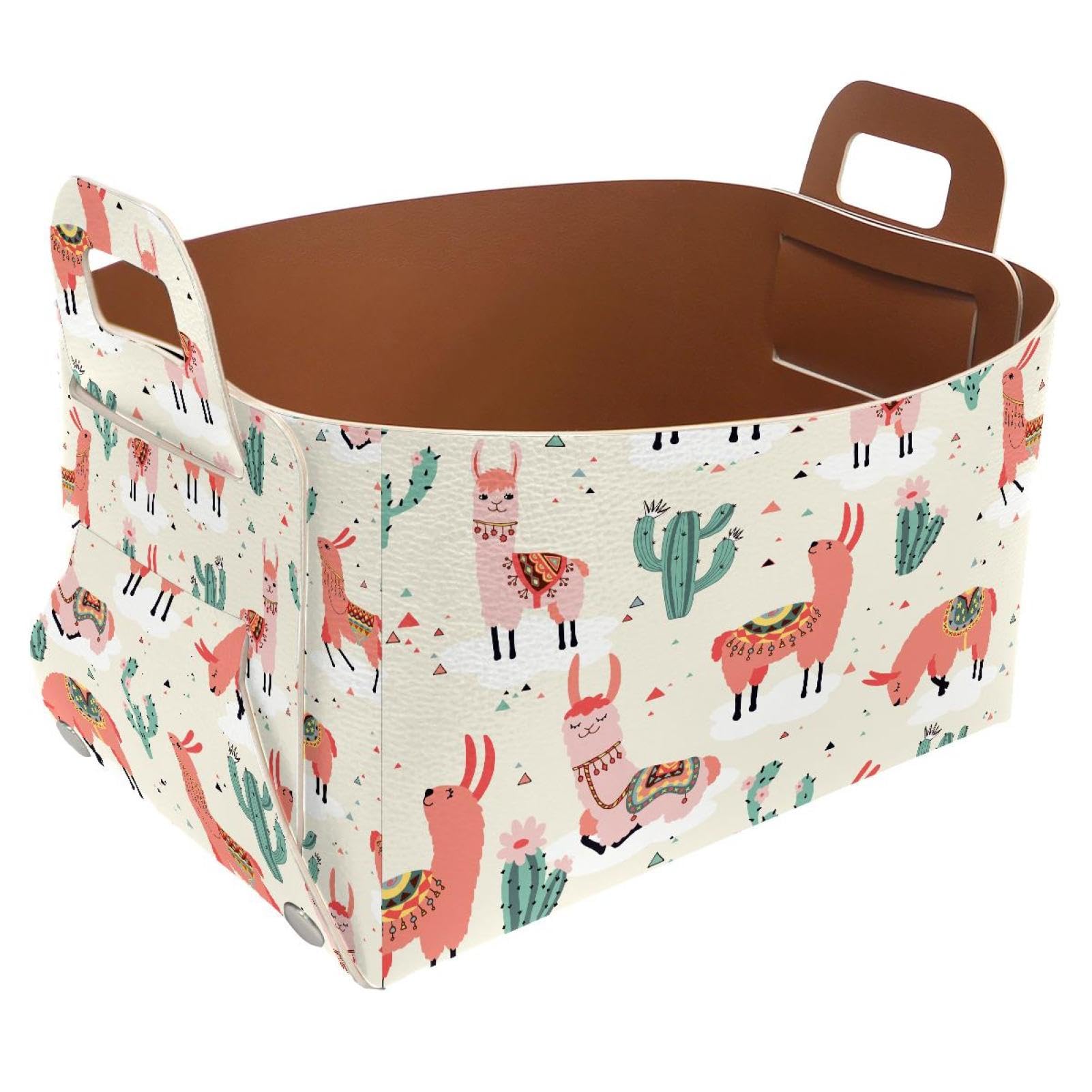 Panier pliable avec poignées idéal pour organiser la chambre d'enfant