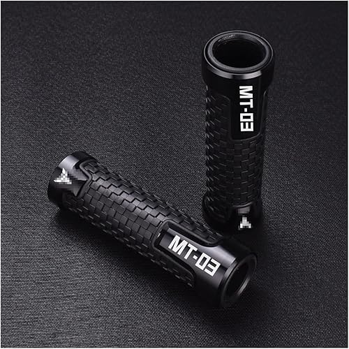 Miniatura 5 de Manillar de motocicleta de 78 pulgadas 0.866 in mango universal para manubrio de mano para Yamaha MT03 MT 03 2015-2021 Accesorios con logotipo MT-03