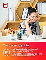 Vista 3 de McAfee Protección total 2022 3 dispositivos Software de seguridad antivirus de Internet VPN, administrador de contraseñas, monitoreo de web