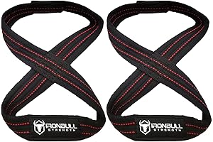 Heavy Duty Figure 8 Lifting Straps: Enhanced Wrist Support for Peak Performance