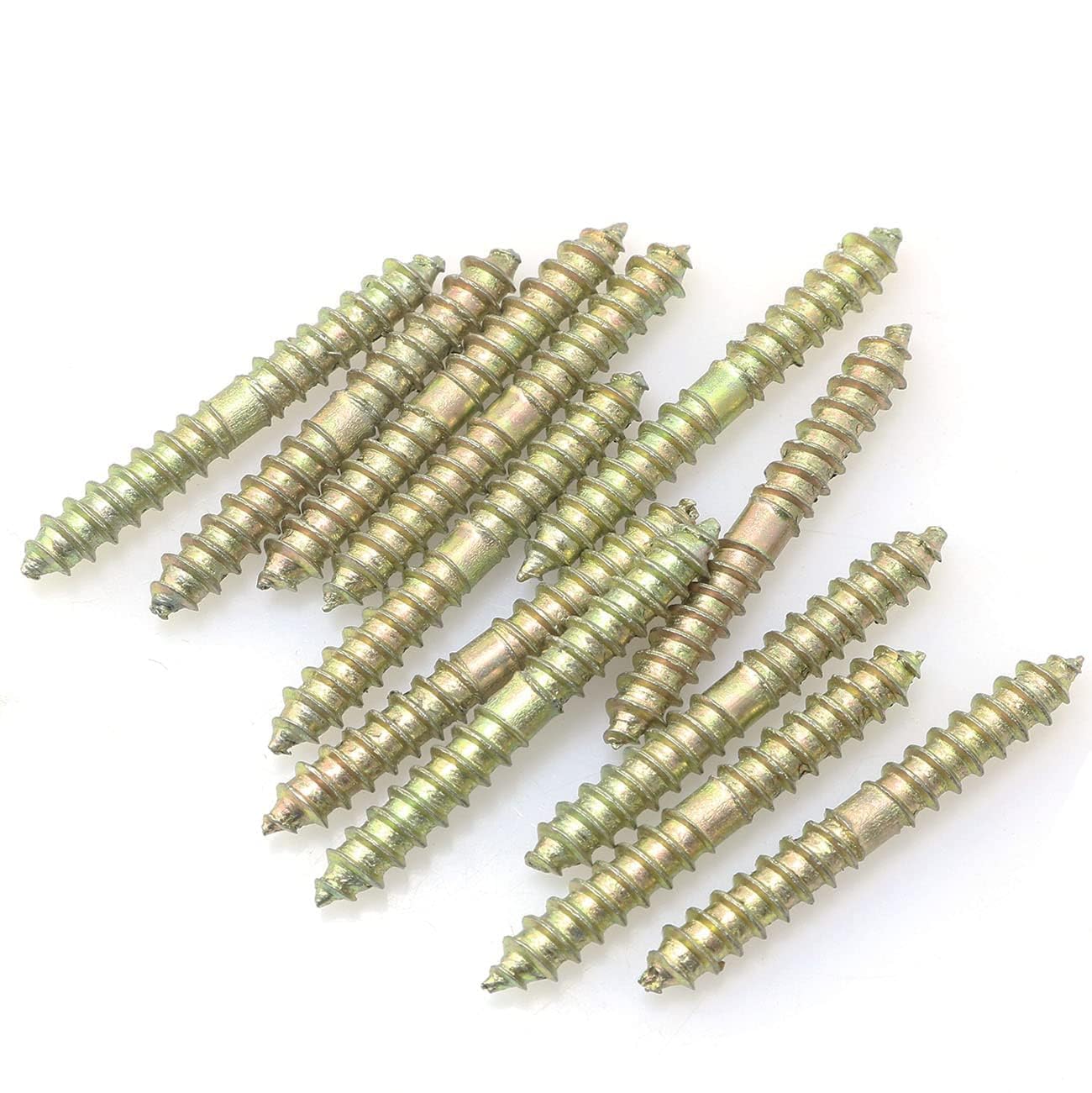 5x40mm Dowel Screws, 20pcs Self-Tapping Thread Screws for Wood Connecting