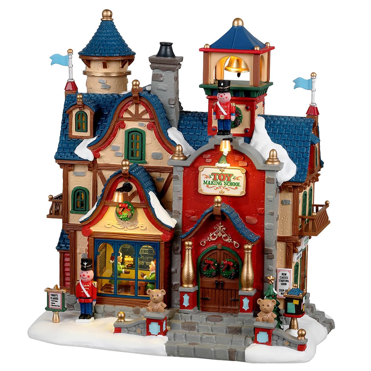 Lemax 25927 Santa's Wonderland Lighted Building: Toy Making School