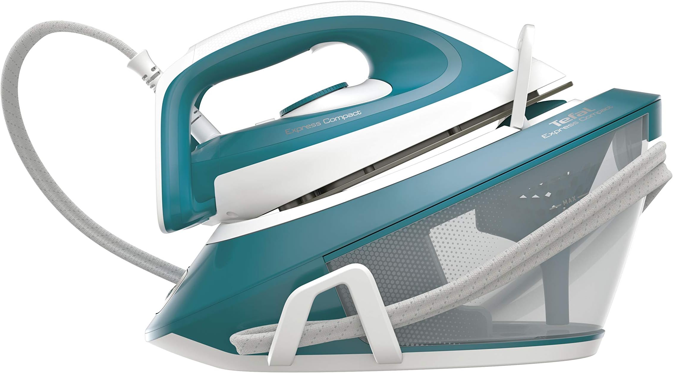 Tefal Steam Generator Iron, Express Compact, Aqua Blue, 2600 W, 1.7 L, SV7111
