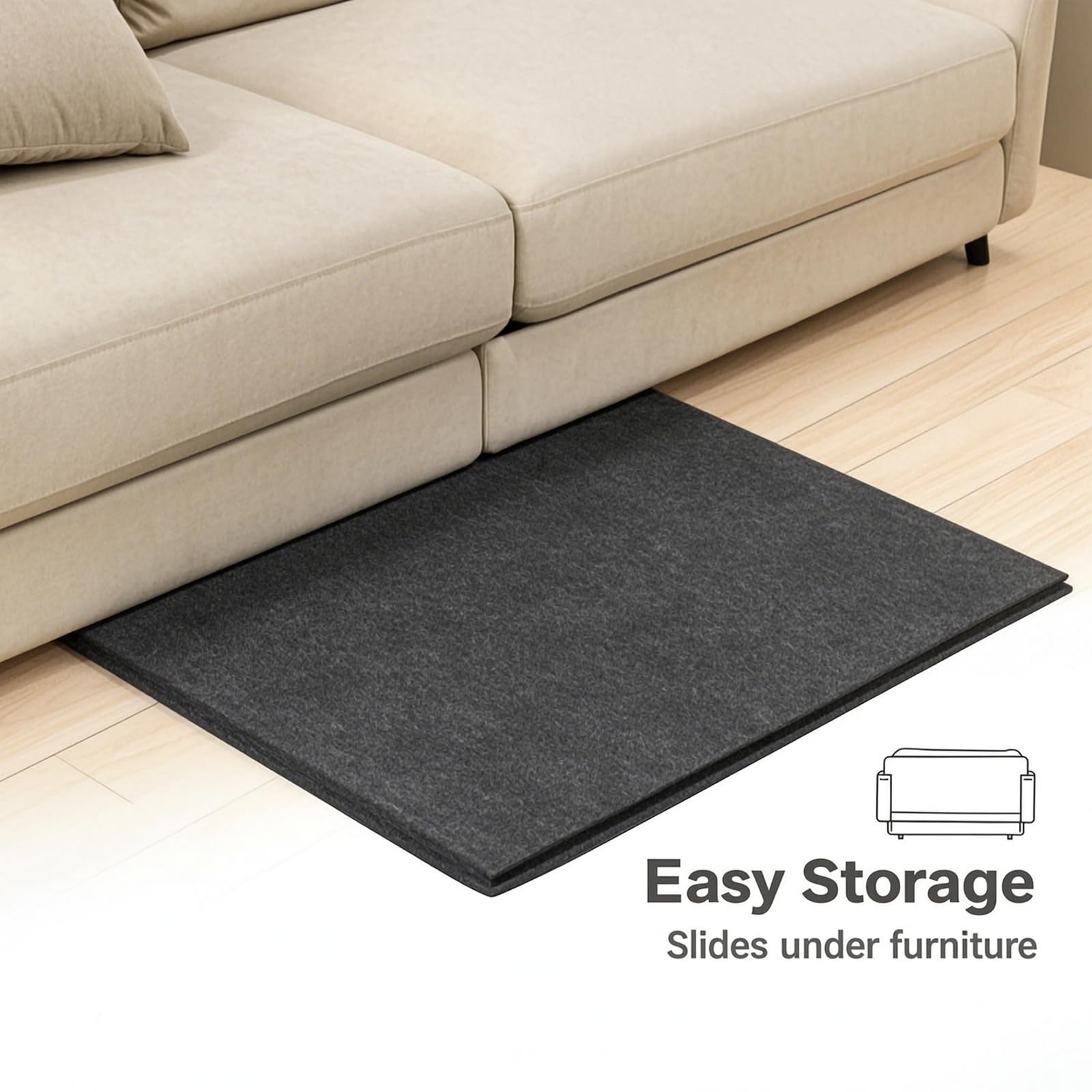 Mesa Puzzle 2000 Piezas Inclinable 6 Cajones, Tablero Plegable de Fieltro