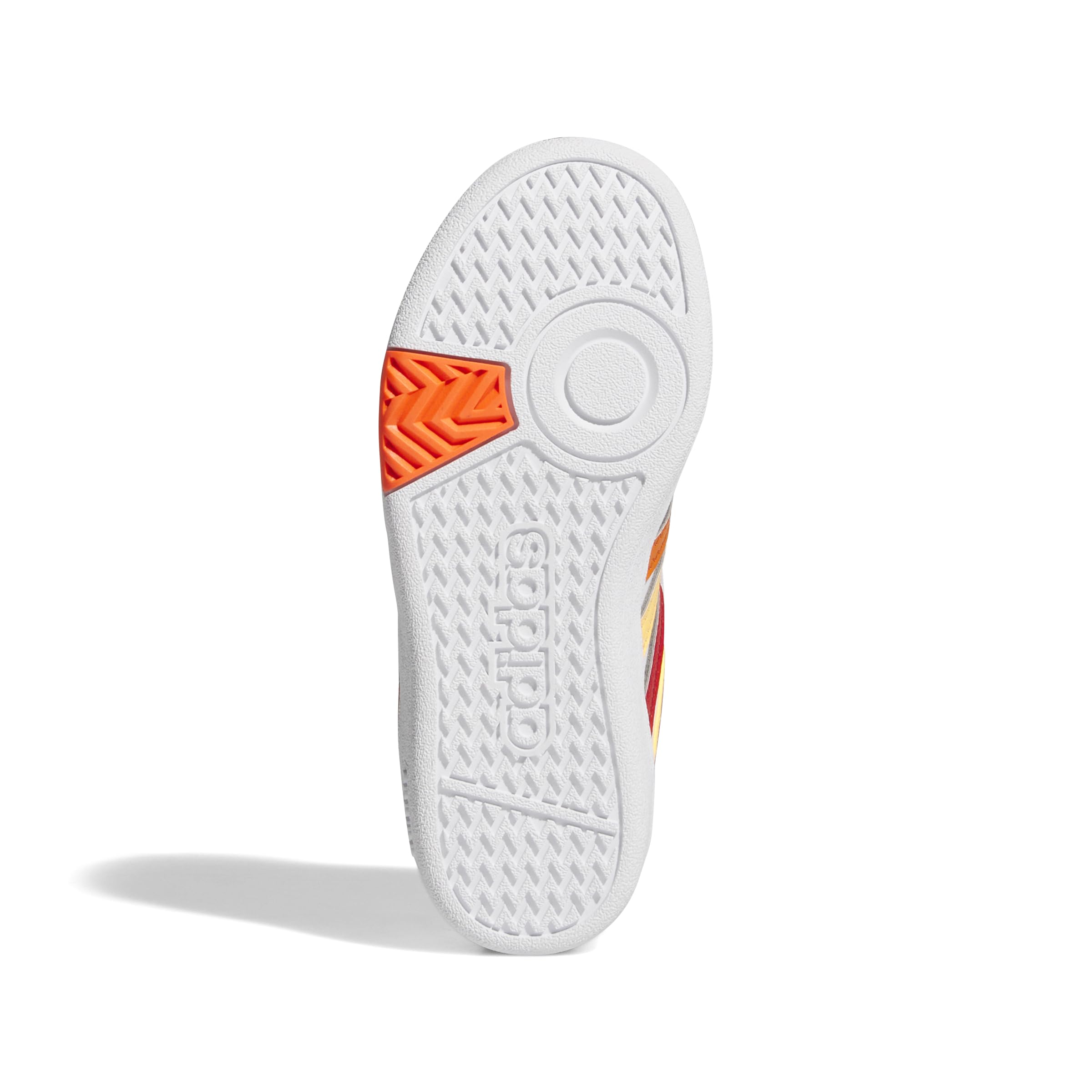 adidas Mixte Enfant Hoops 4.0 Shoes, FTWR White/Better Scarlet/Flash Orange, 34 EU