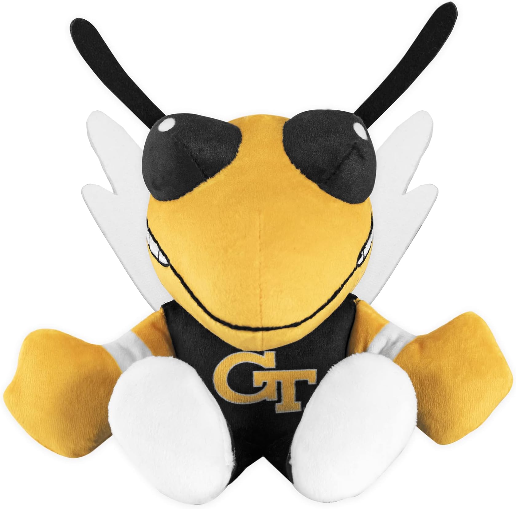 Bleacher CreaturesGeorgia Tech Yellow Jacket Mascot 8" Kuricha Sitting Plushies- Soft Chibi Inspired Mascot