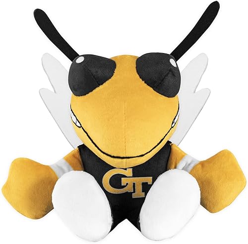 Bleacher Creatures Georgia Tech Yellow Jackets Peluche Mascota 8" Kuricha Sentado - Mascota Suave Inspirada en Chibi