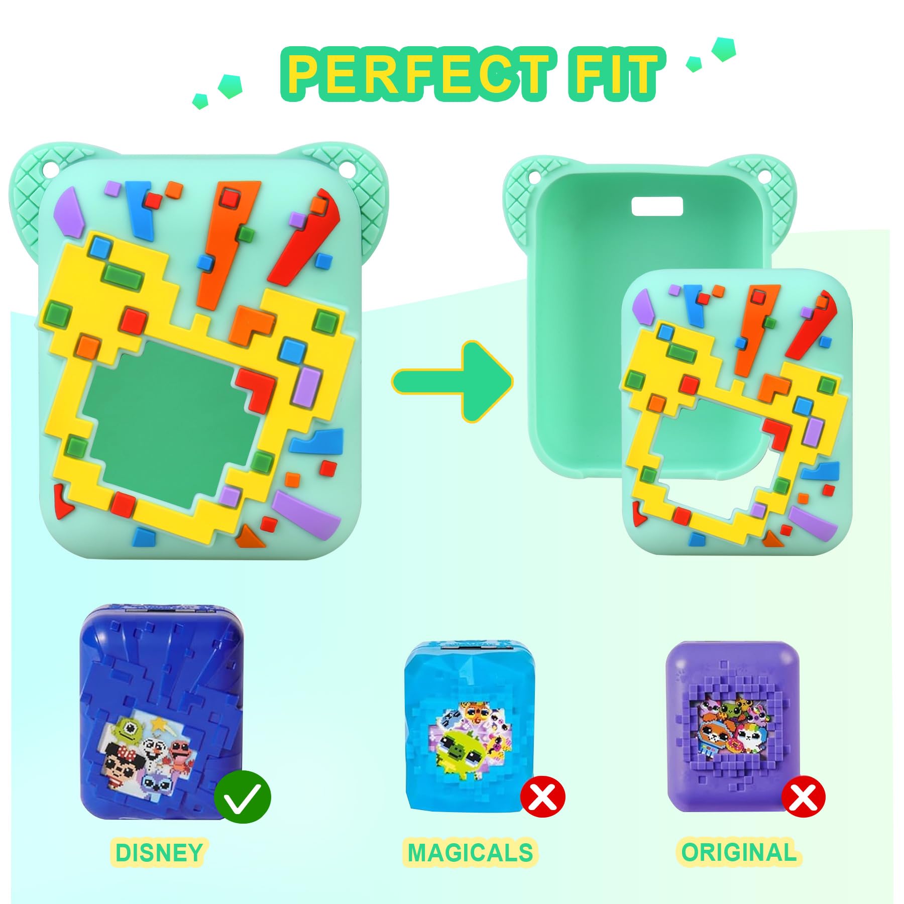 Supmay Silicone Cover Case for Bitzee Disney Interactive Toy with 30 Characters Inside - Image 2