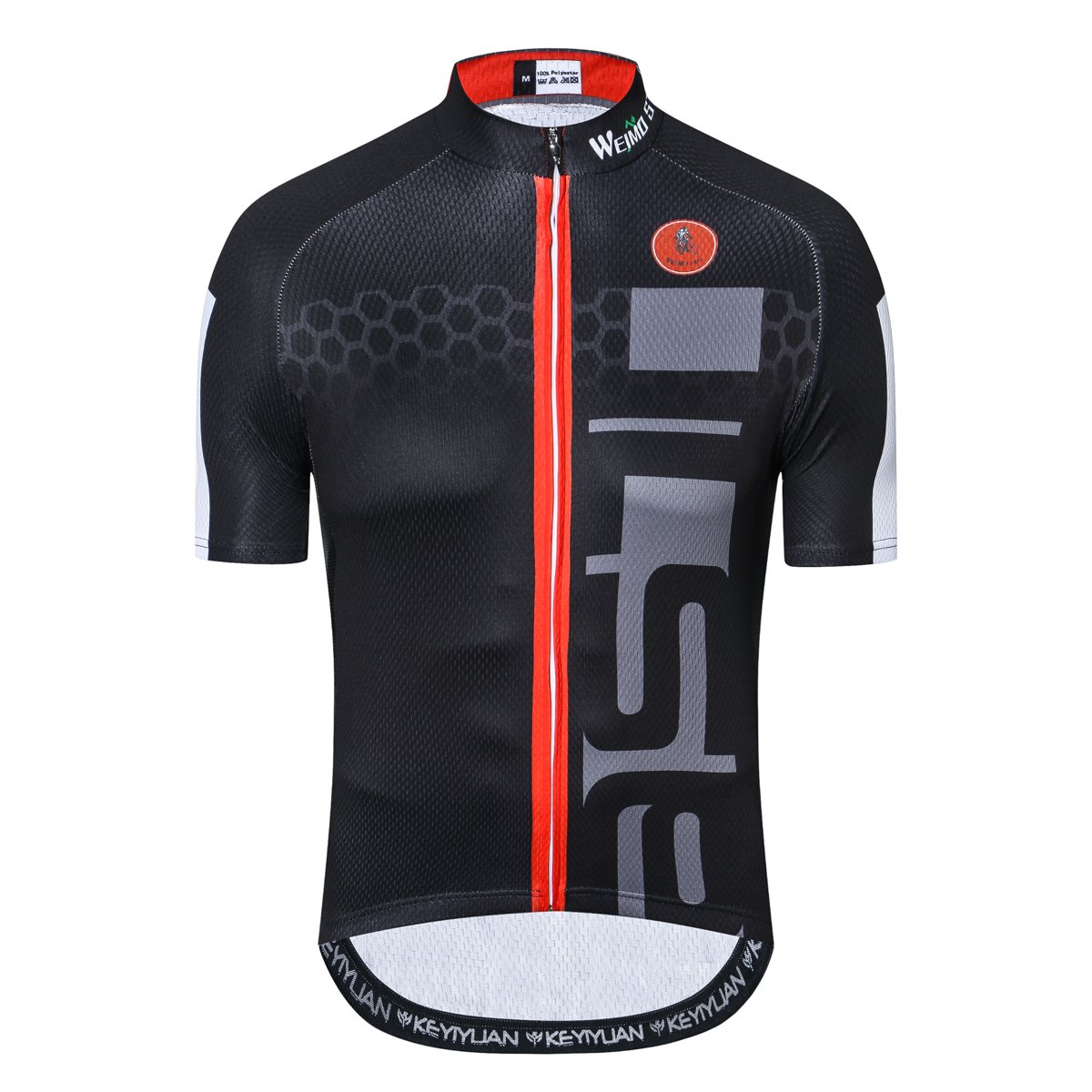Men's Cycling Jersey Bike Shirt Moutain Short Sleeved Pro Team Breathable Quick-Dry Skull Tops