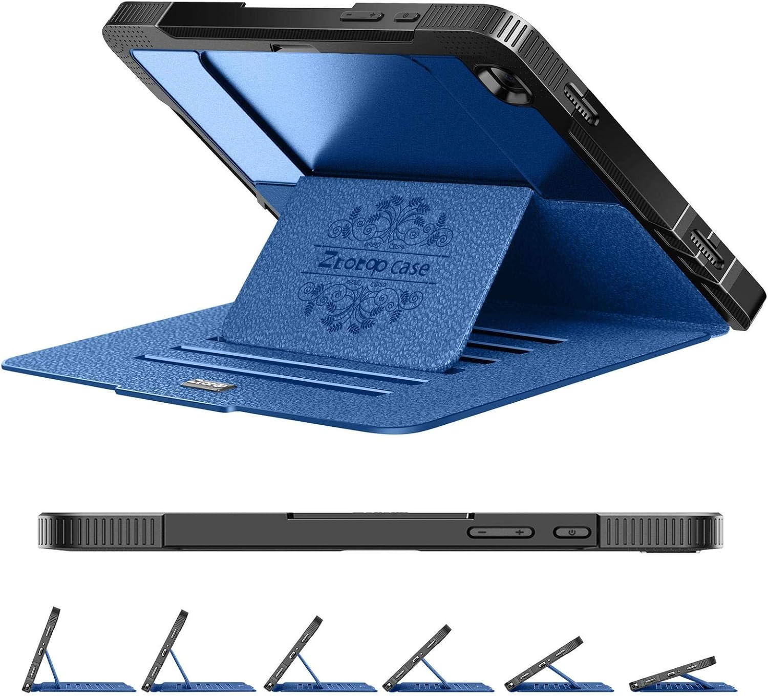 Ztotop Case for Samsung Galaxy Tab A7 10.4 Inch Tablet 2020 (SM-T500/505/507), [6 Magnetic Stand Angles] Heavy Duty Highly Protective & Shock Absorption Cover with Auto Wake/Sleep, NavyBlue