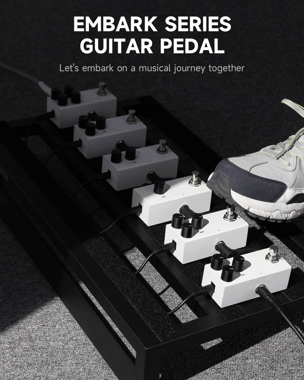 Donner EMBARK 05 Overdrive Pedale per Chitarra, Guscio Fai da te, Chitarra Elettrica, Tube Screamer, Pedale Effetto Chitarra Analogico, True Bypass