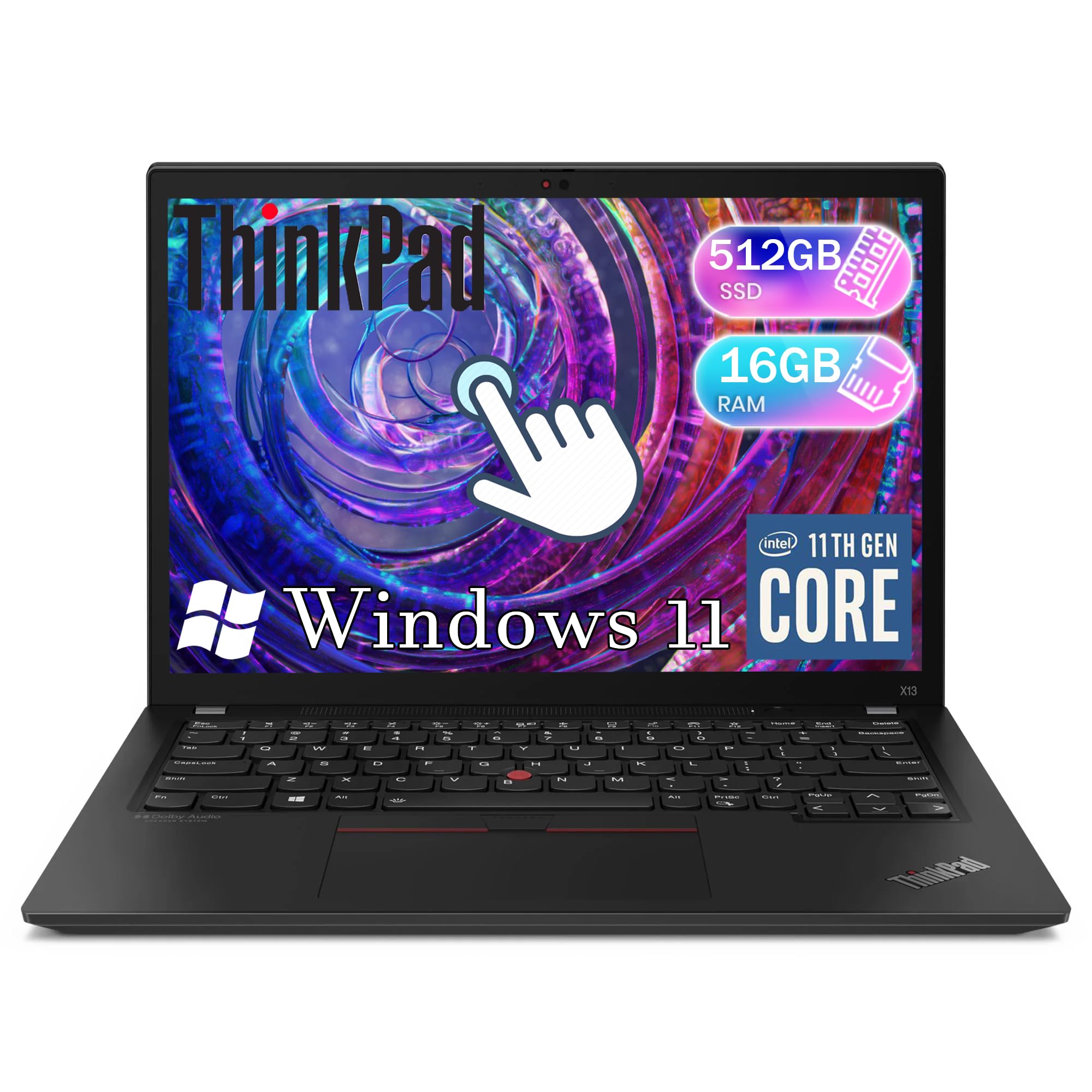 Amazon.com: Lenovo ThinkPad X13 Gen 2 FHD Touchscreen Laptop, 11th