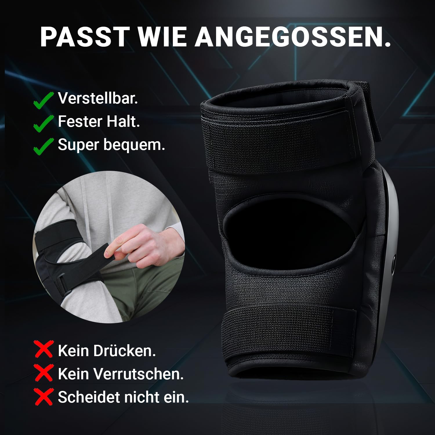 Skate Protektoren Set für Erwachsene & Kinder [unisex] - Ideal für Inliner, Skateboard, Scooter - Schoner Inliner Erwachsene Knieschoner Inliner Schoner Erwachsene Schoner Set Erwachsene