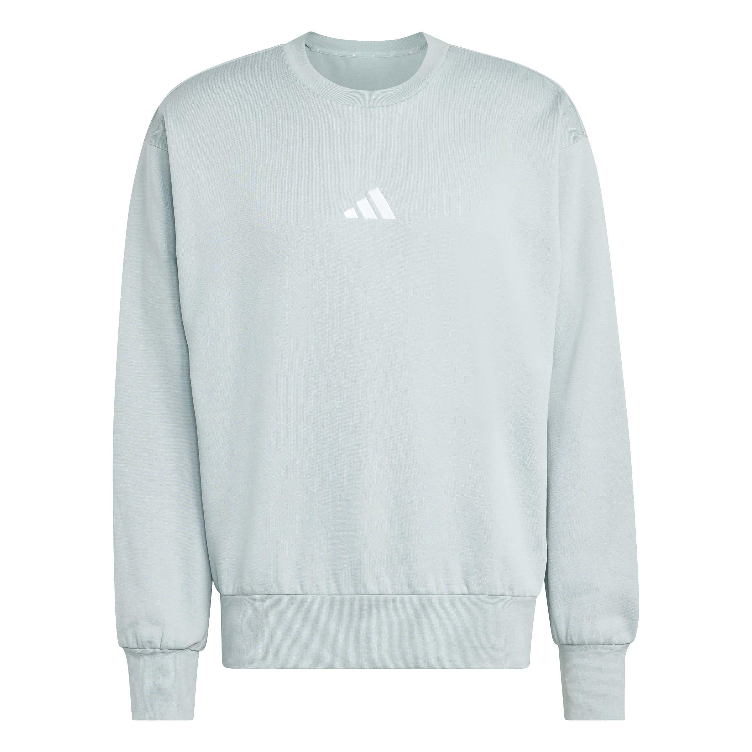 Adidas Herren Essentials FEELCOZY Fleece Sweatshirt, Wonder Sage/​White, S
