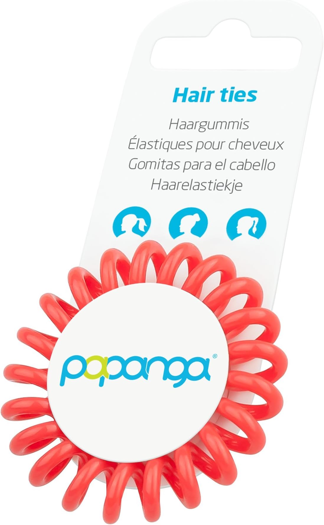 Original Papanga® spiral hairbands, Classic Edition, size: Small, colour: Coral