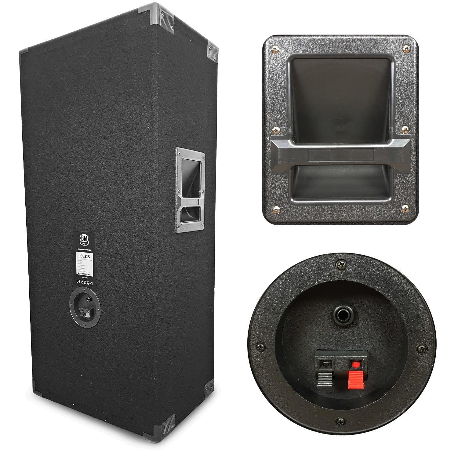 Paire d'enceintes passives Sono PA 2x15/38cm 2x2000W 3 Voies bassreflex LSC215
