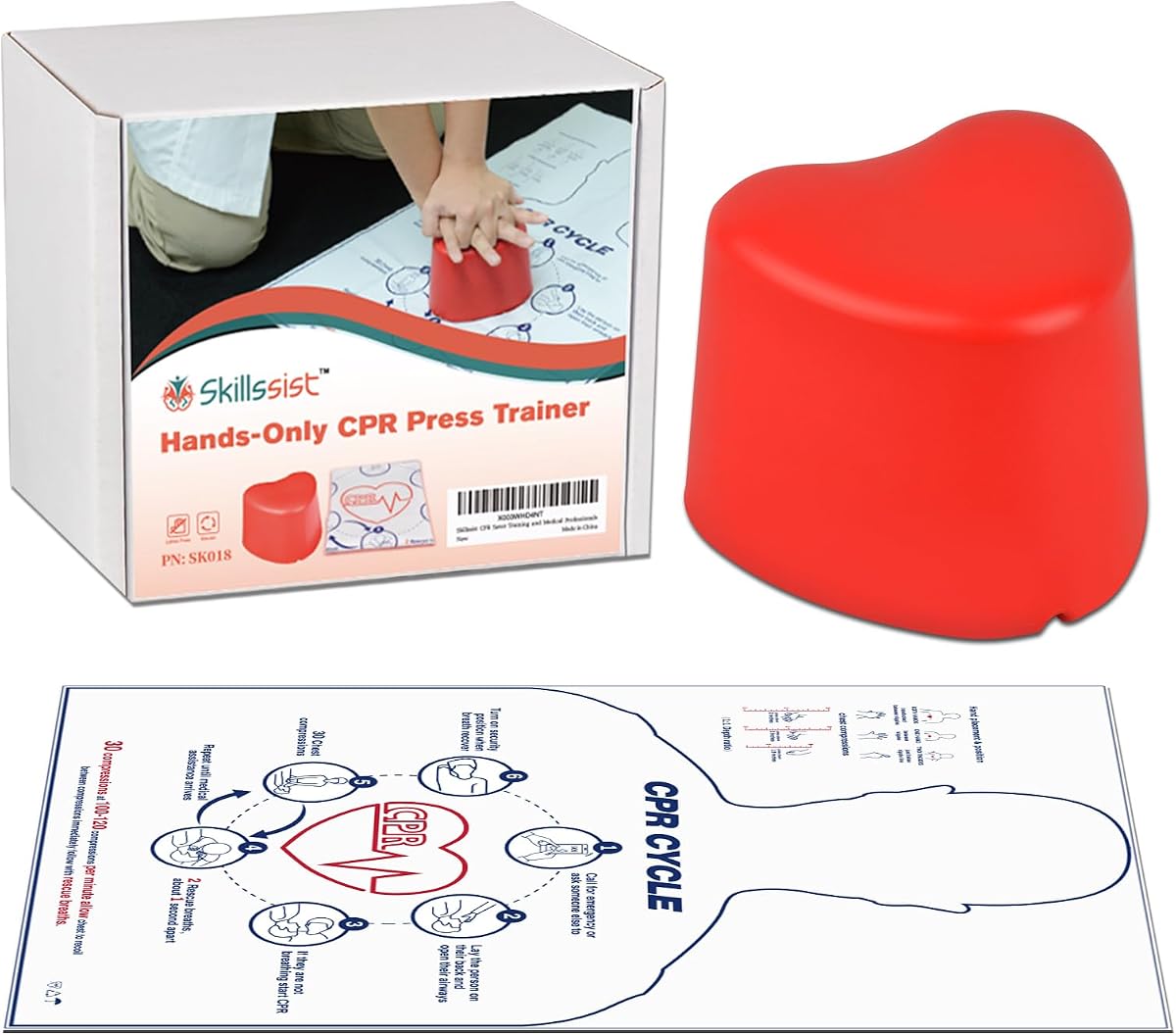 CPR Saver Training Kit,Hands Only CPR Trainer for First Aid Instructors, Nursing Students, and Medical Professionals