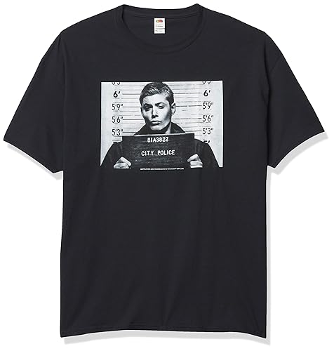 Supernatural Men's Dean Mugshot T-Shirt