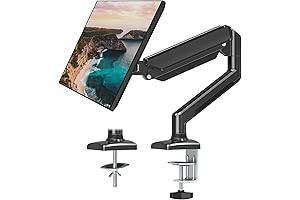 Ergonomic Amazon Basics Single Monitor Desk Mount