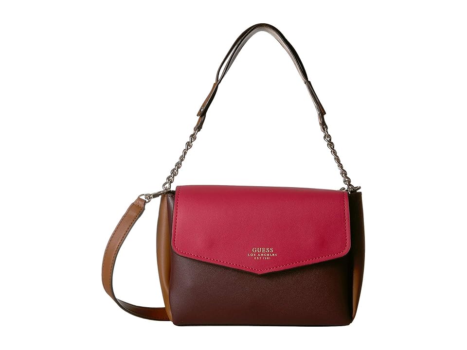 

GUESS Ella Shoulder Bag (Fuchsia) Shoulder Handbags