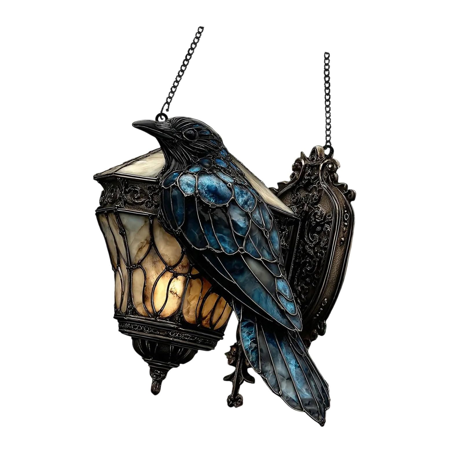 Acrylic Halloween Ravens Decorative Pendant Themed Party Atmospheres Ornament Holiday Decoration Enduring Acrylic Ravens Holiday Decoration