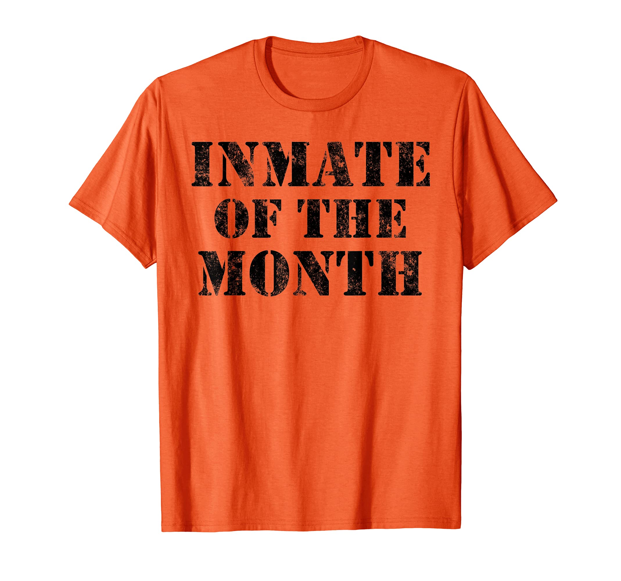 Halloween Trick Treat GiftOrange Prison Jail Inmate Prisoner Funny Halloween Costume T-ShirtOEKO-TEX STANDARD 100