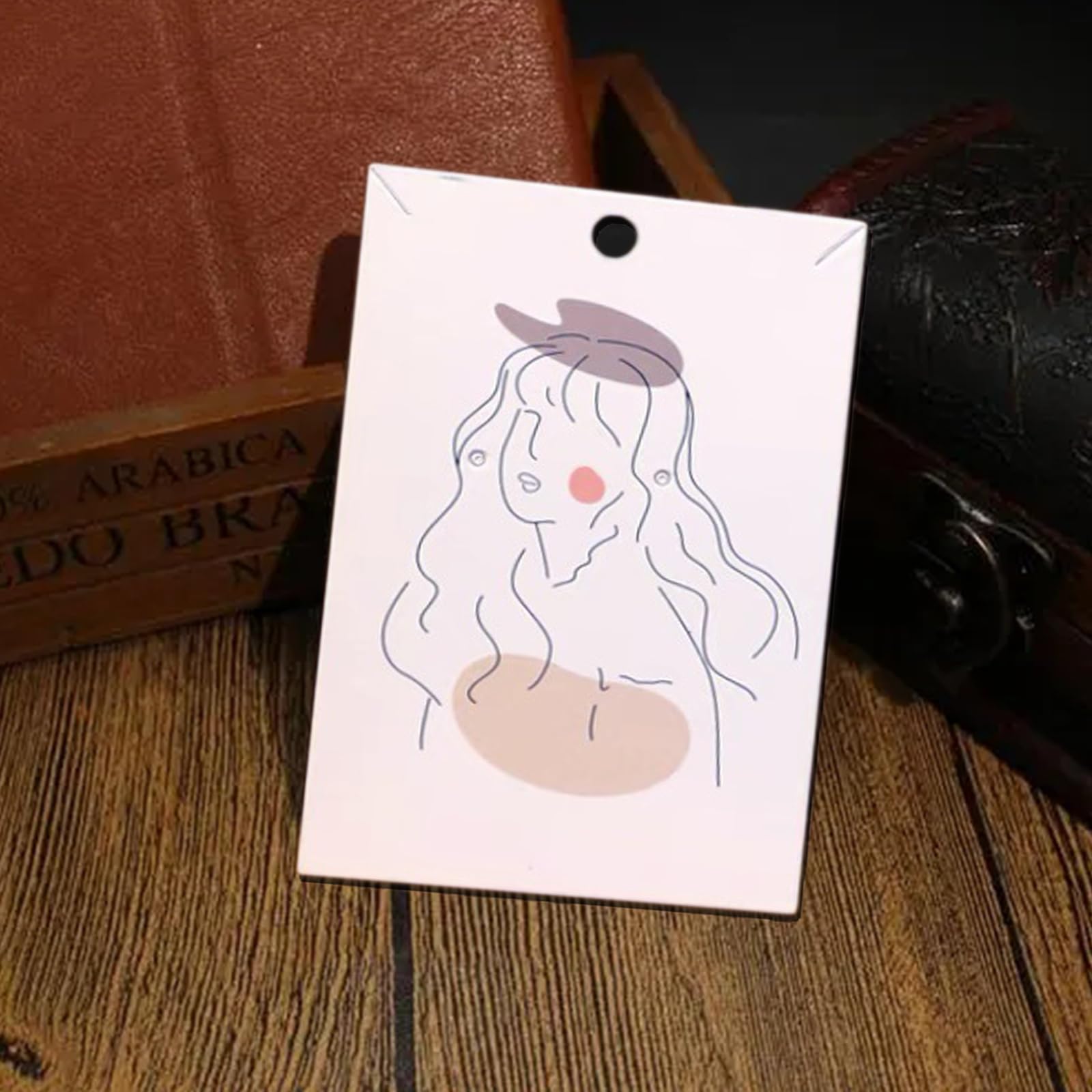 Sahkgye Moda 100 Pz/ Elegante Modello Orecchino Display Card Collana Gioielli Imballaggio Carta Tag Titolari